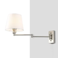 Aplique de pared con brazo articulado