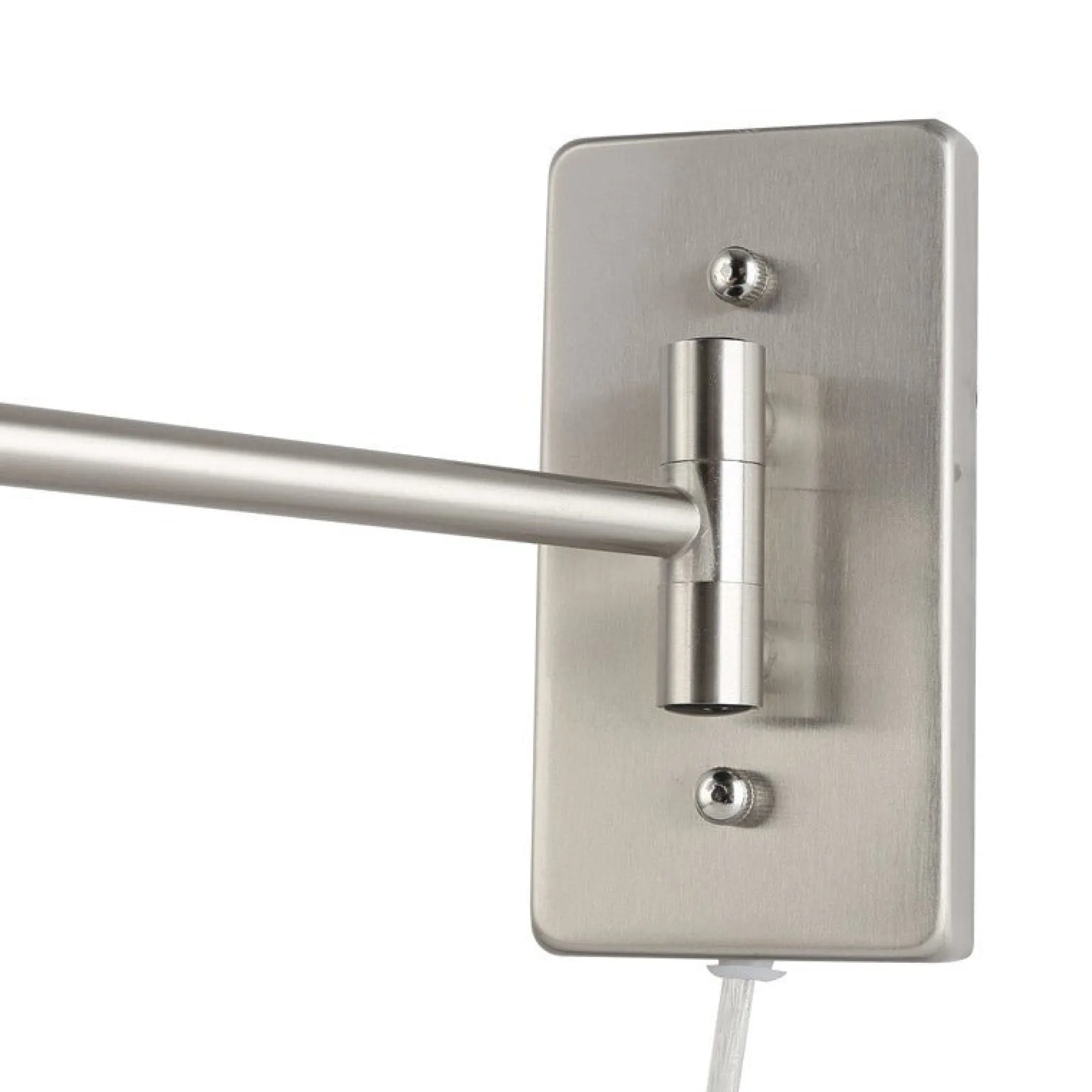 Aplique de pared con brazo articulado y enchufe "Clark" - E27