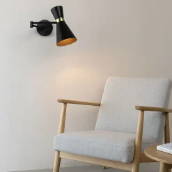 Aplique de pared con brazo articulado 