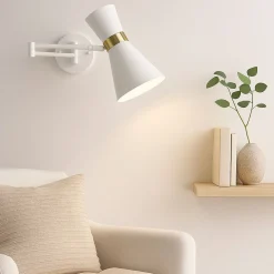 Aplique de pared con brazo articulado 