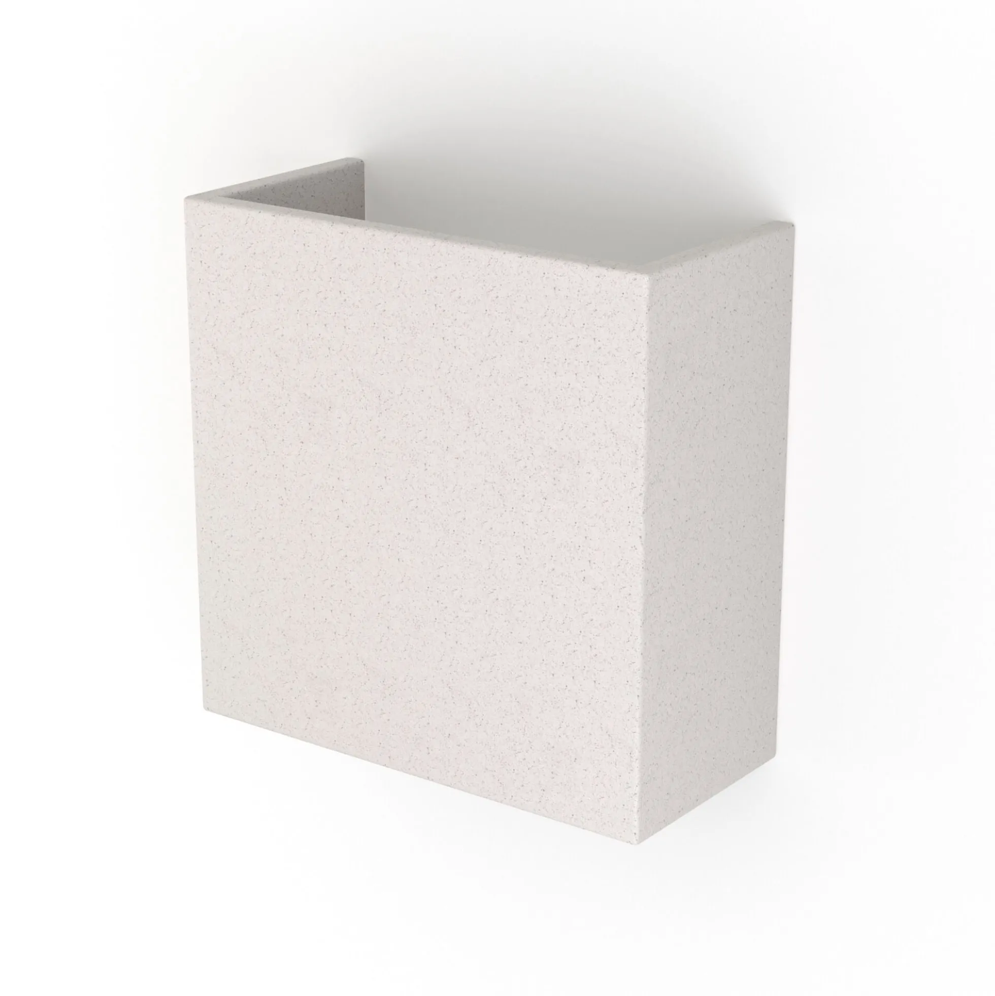 Aplique de pared concreto "Scuad" - Cuadrado - Up & down - 1 x G9
