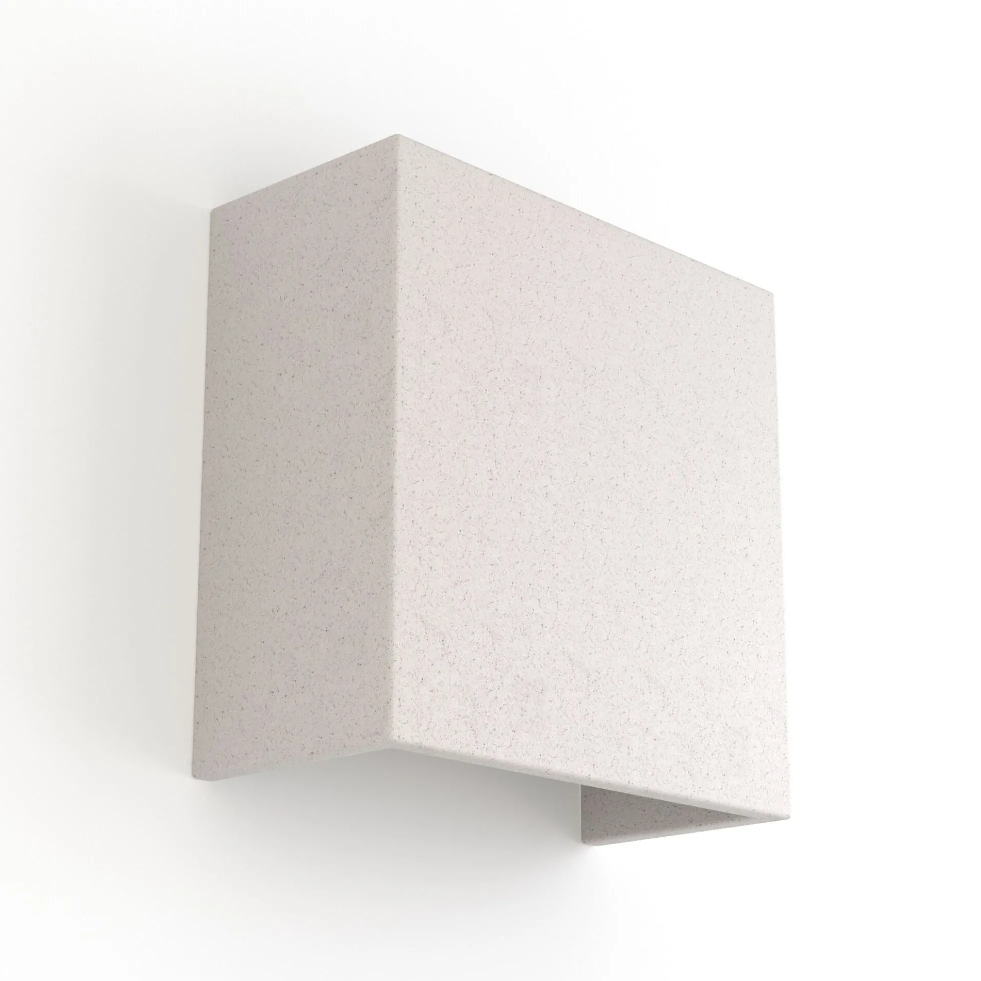 Aplique de pared concreto "Scuad" - Cuadrado - Up & down - 1 x G9