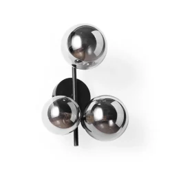 Aplique de pared con esferas de cristal