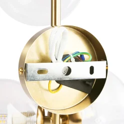 Aplique de pared con esferas de cristal