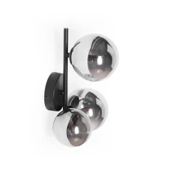 Aplique de pared con esferas de cristal
