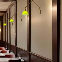 Aplique de pared con flexo "BILLAR" - E27