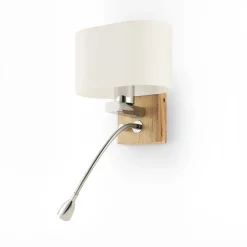 Aplique de pared con foco LED para lectura 
