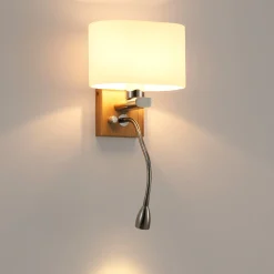 Aplique de pared con foco LED para lectura 