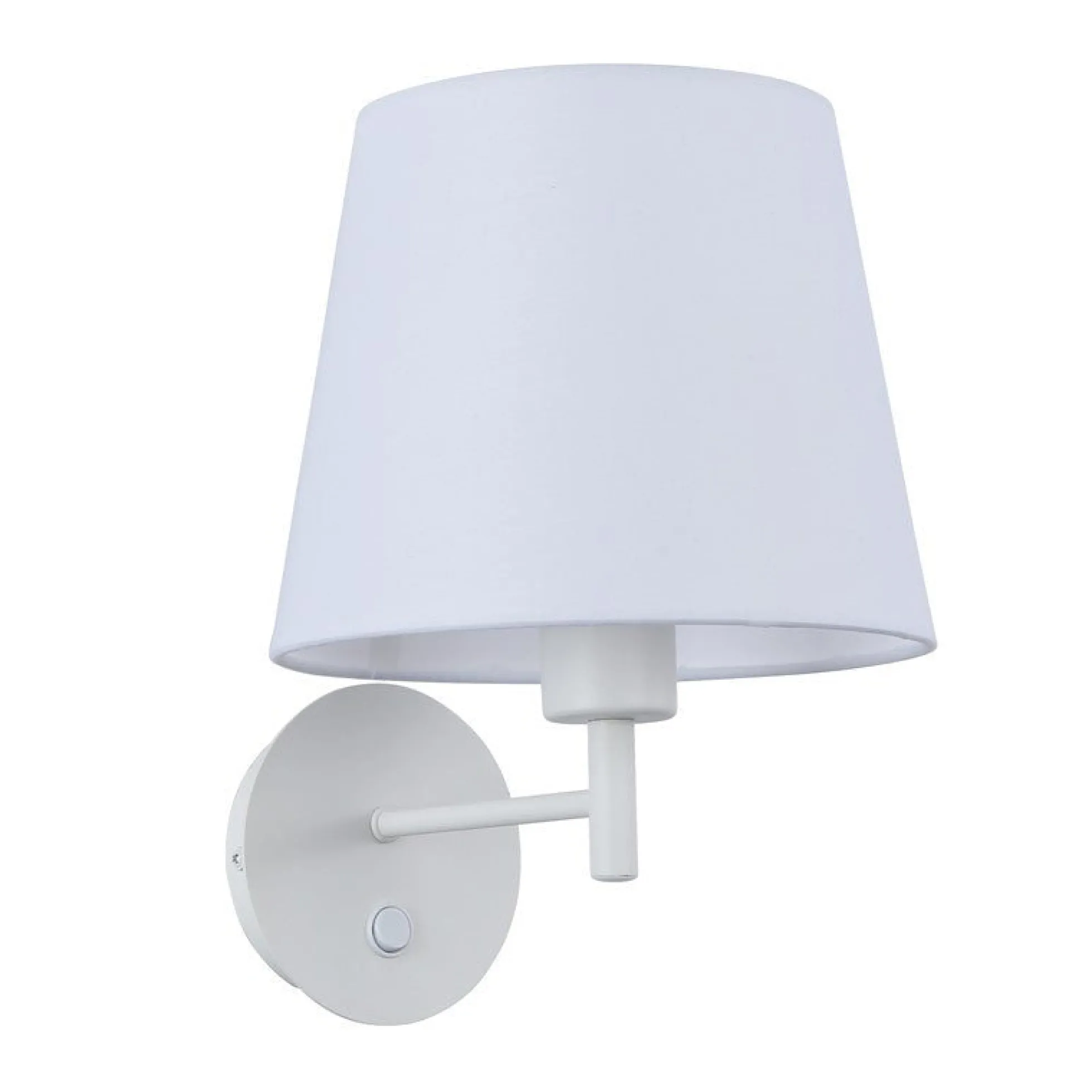 Aplique de pared con pantalla e interruptor Classic "RIGA" - E27