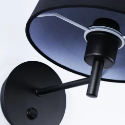 Aplique de pared con pantalla e interruptor Classic