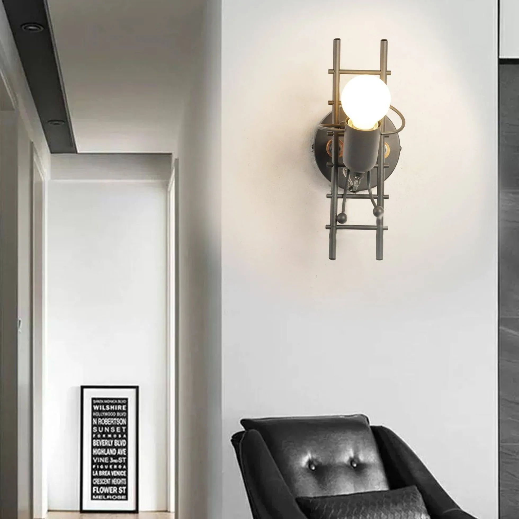Aplique de pared decorativo "Doll" - E27