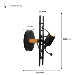 Aplique de pared decorativo