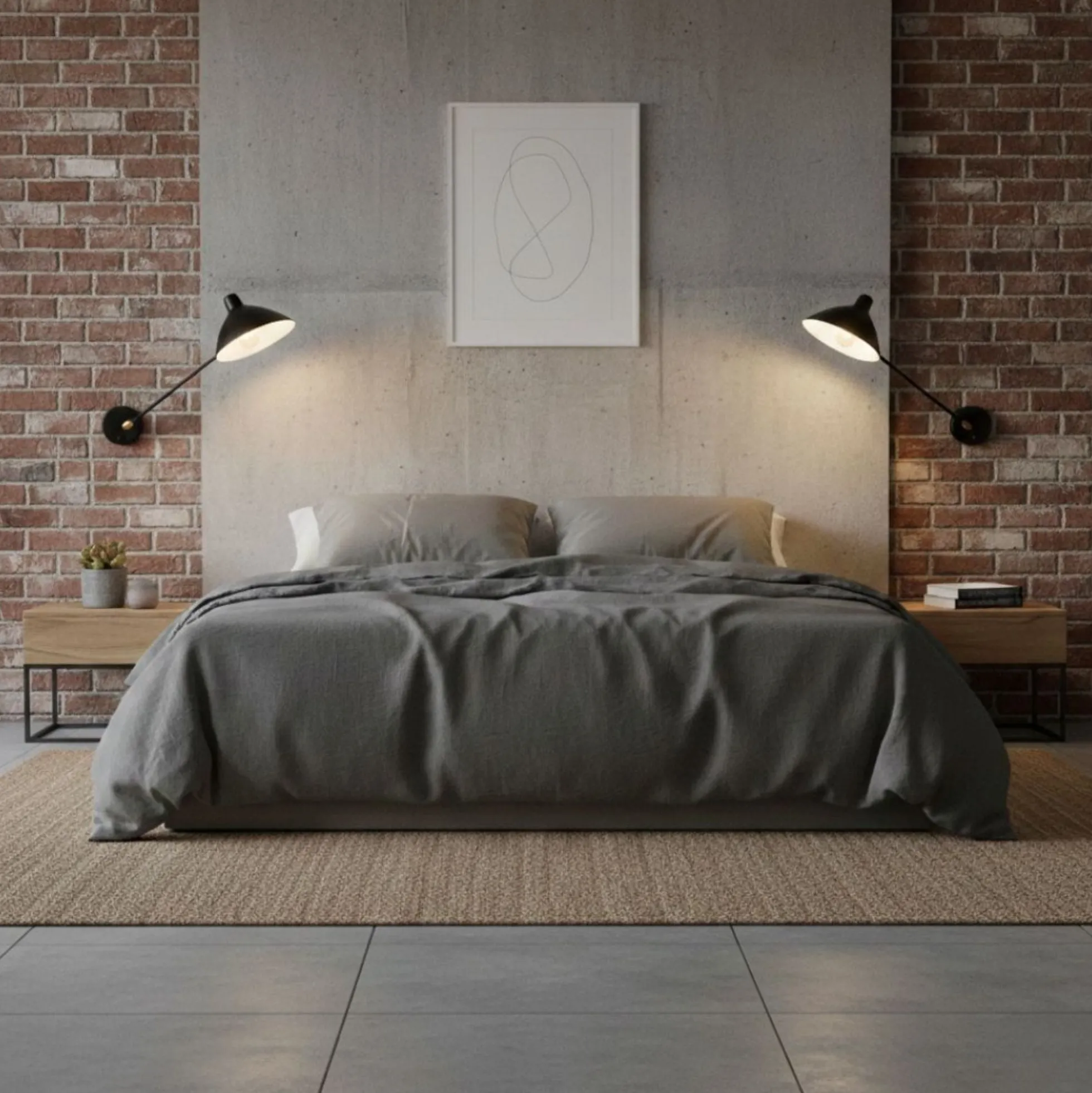 Aplique de pared de diseño "Lumen" - E27