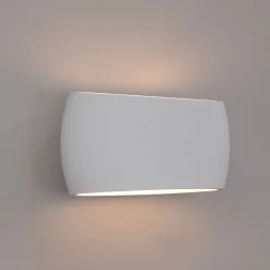 Aplique de pared de escayola "DUNA" - Up & Down - 300 mm - E27