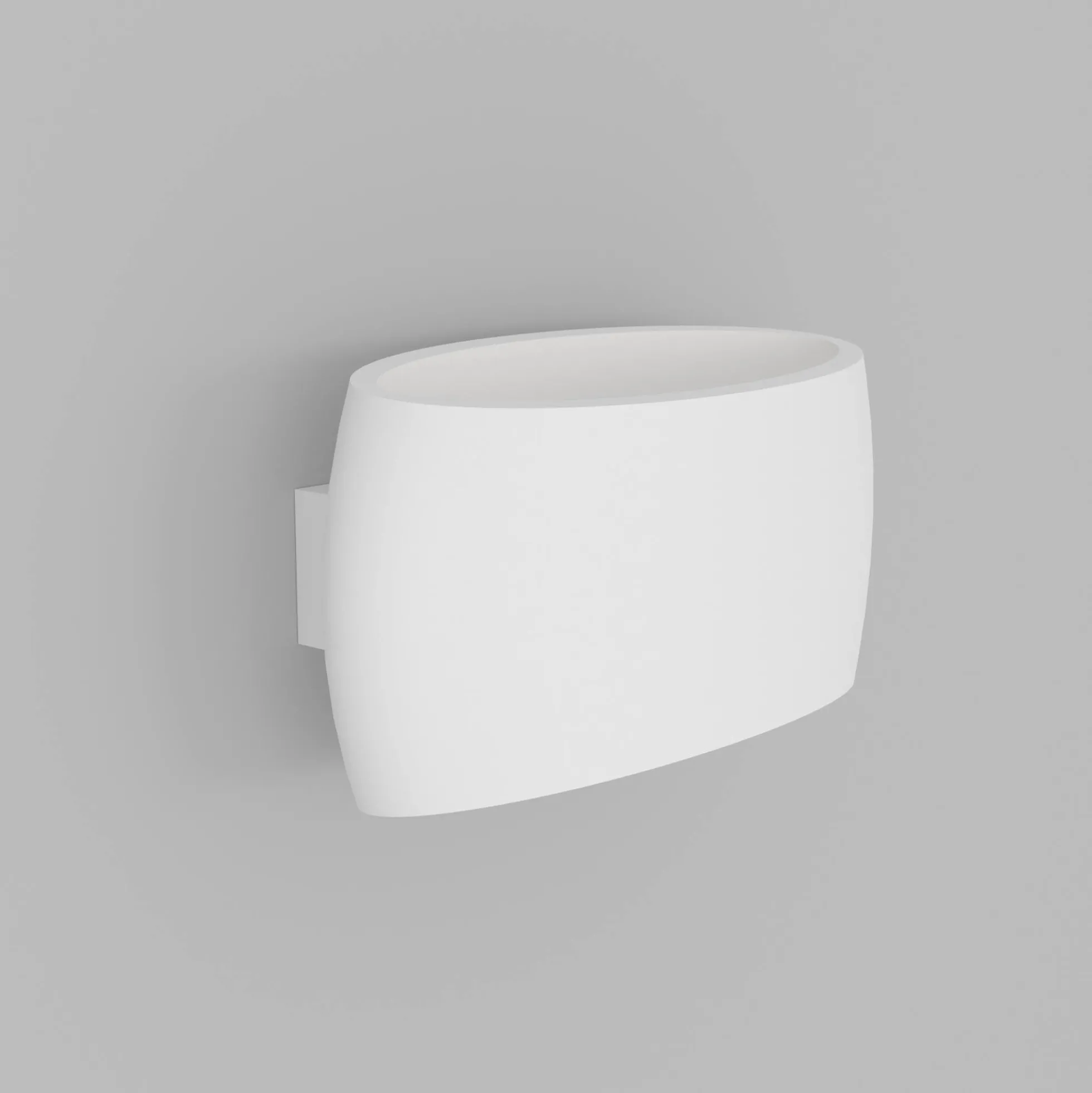Aplique de pared de escayola "DUNA" - Up & Down - 300 mm - E27