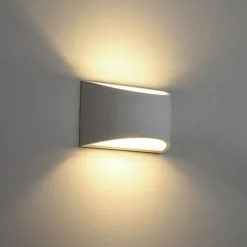 Aplique de pared de escayola "PEARL" - Doble cara - G9