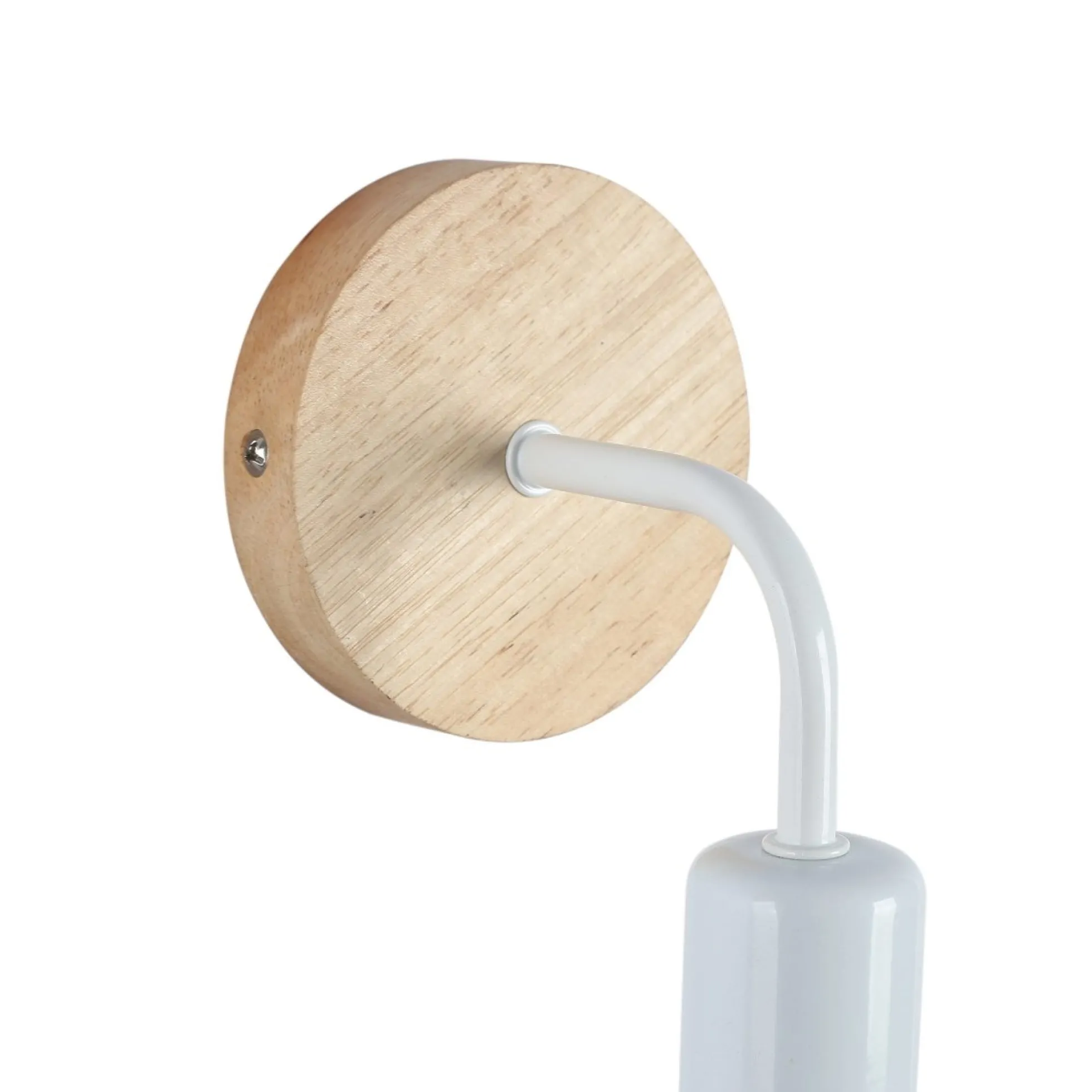 Aplique de pared de madera y metal "Morgan"