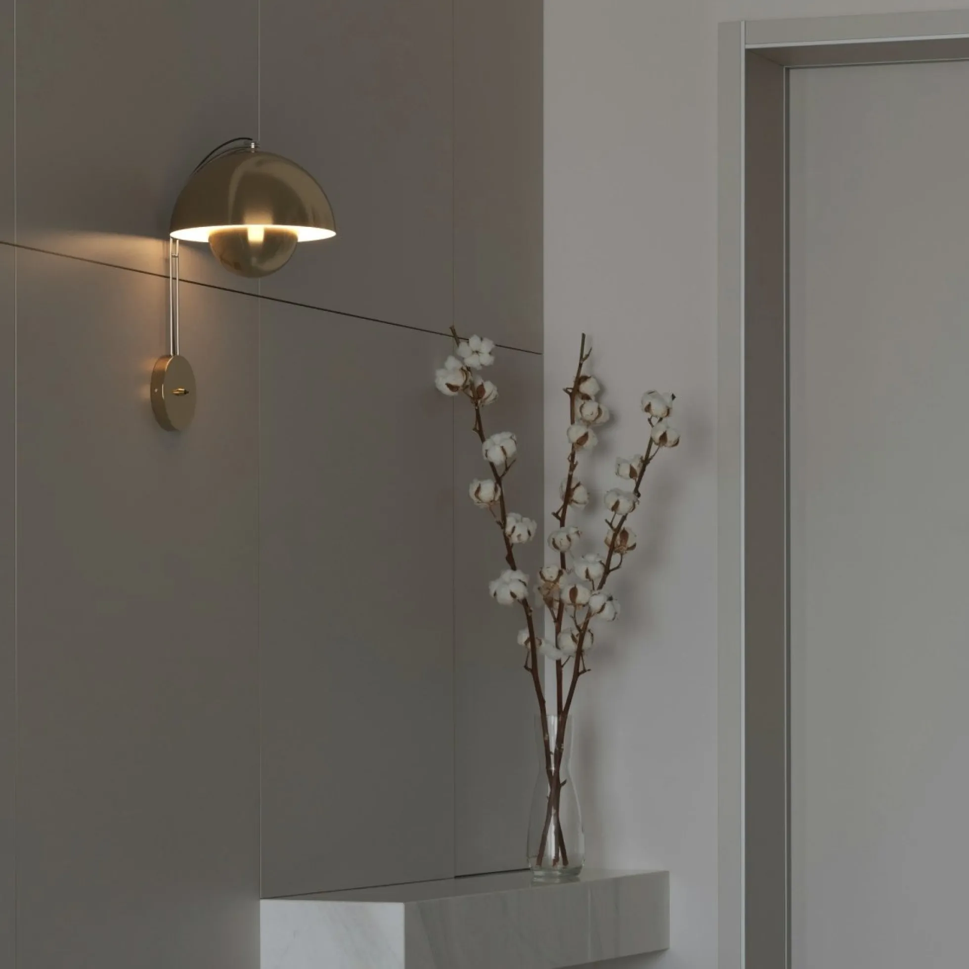 Aplique de pared diseño vintage "Ann" - E27