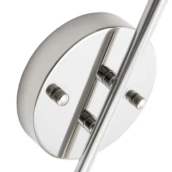 Aplique de pared doble bola cristal