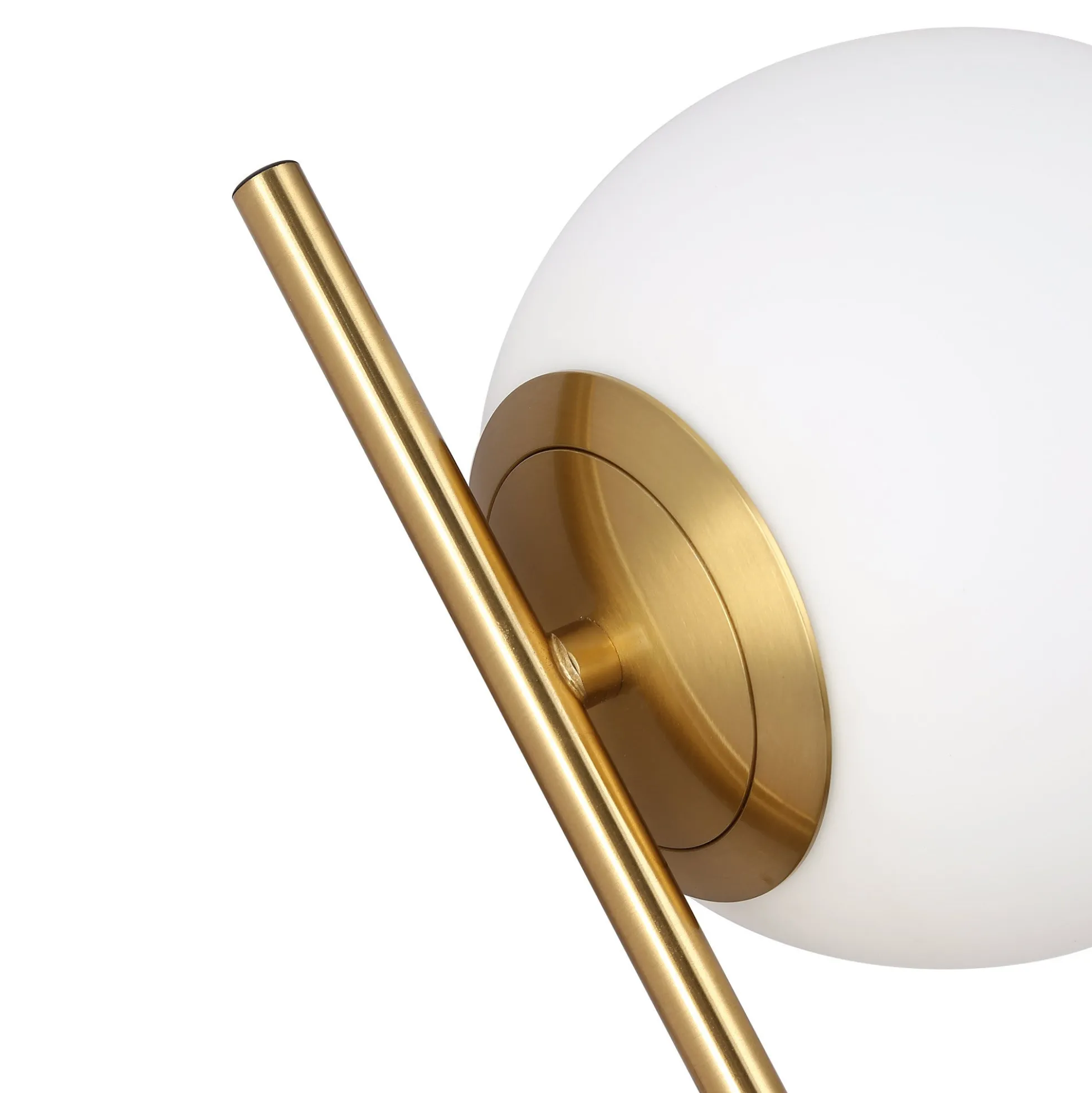 Aplique de pared doble bola cristal "Double"