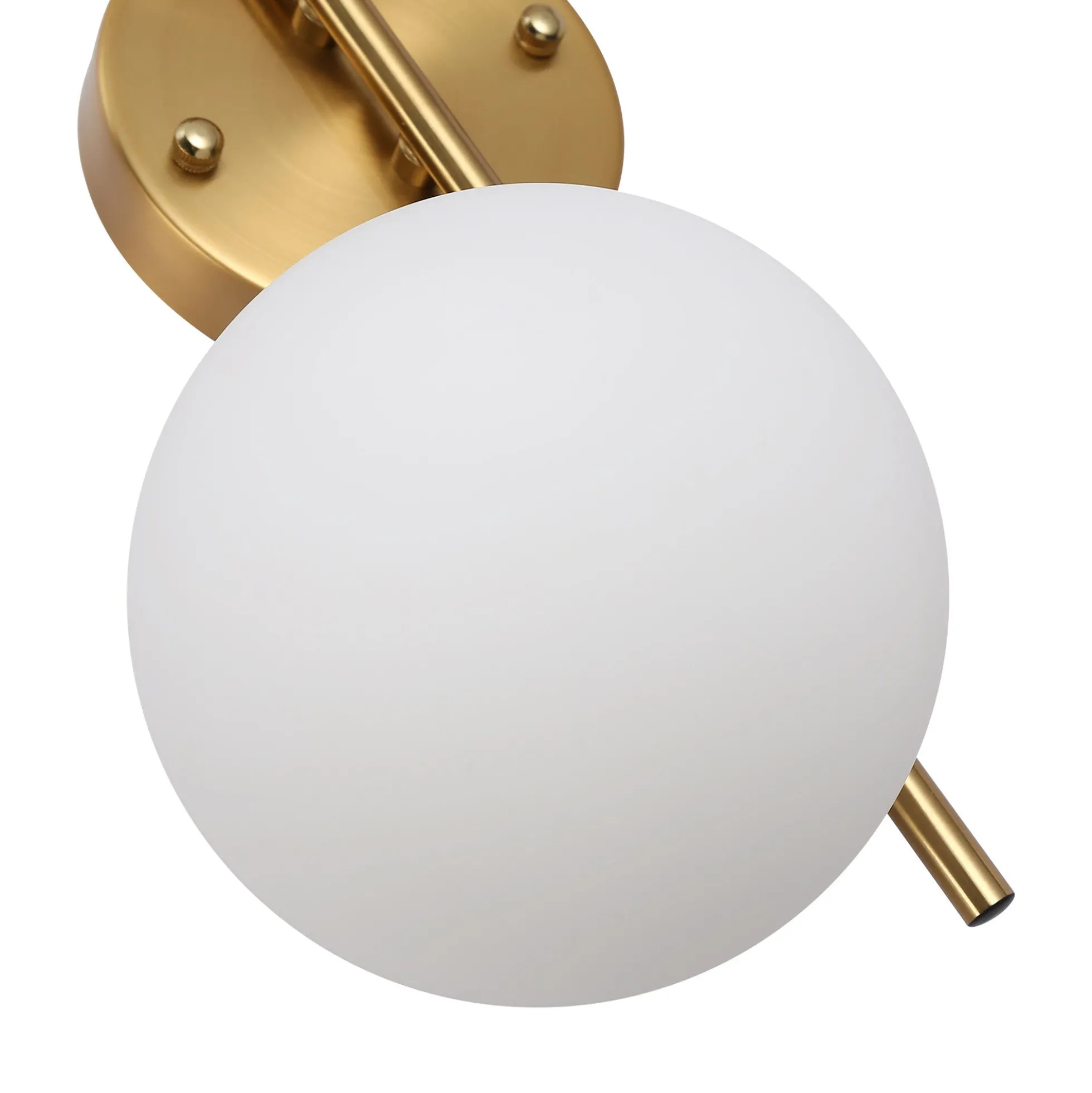 Aplique de pared doble bola cristal "Double"