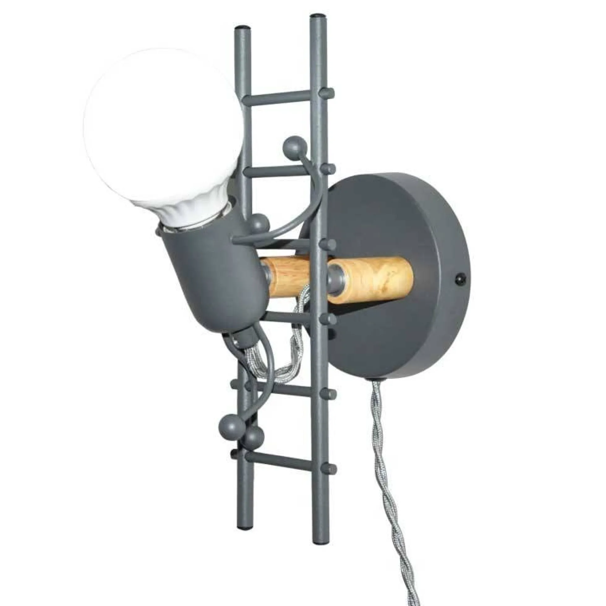 Aplique de Pared "Doll " - Con interruptor y enchufe - E27