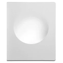 Aplique de pared empotrable circulo de escayola 
