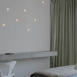 Aplique de pared empotrable de escayola 