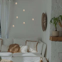 Aplique de pared empotrable de escayola 