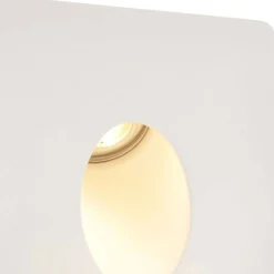 Aplique de pared empotrable de escayola 
