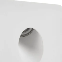 Aplique de pared empotrable de escayola 