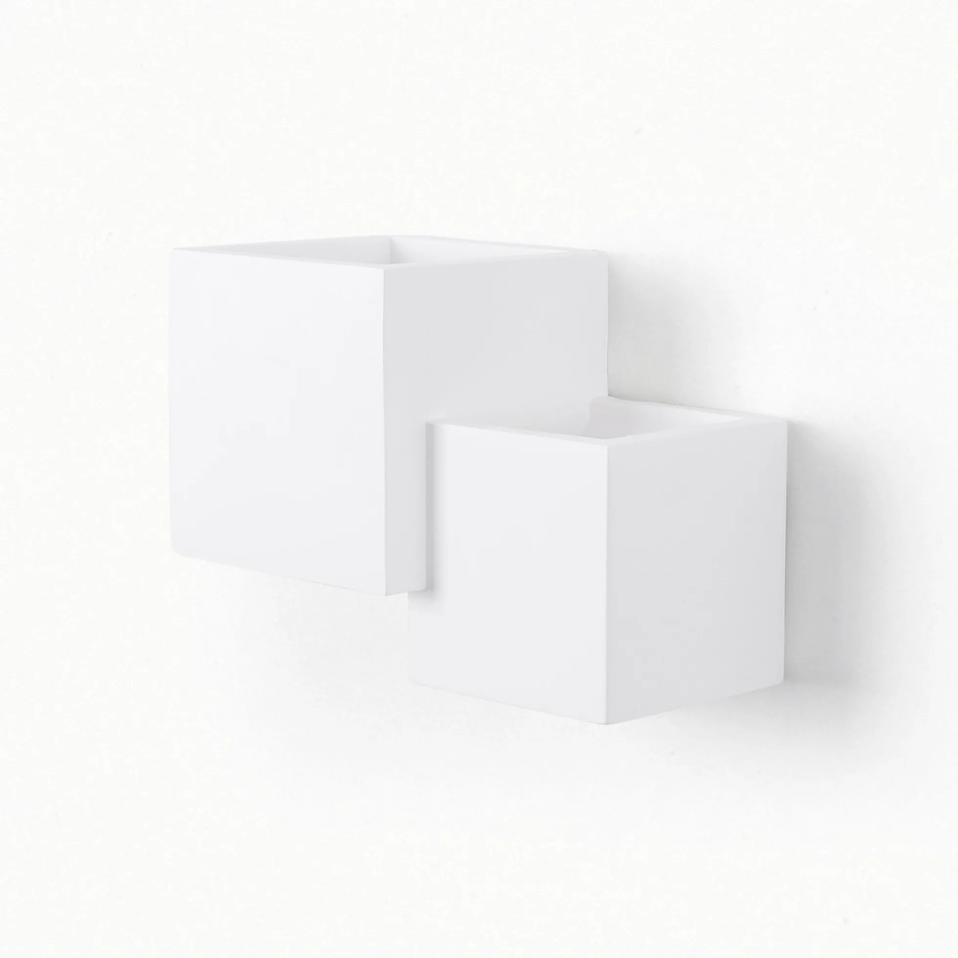 Aplique de pared escayola "Cube" - 2 x G9
