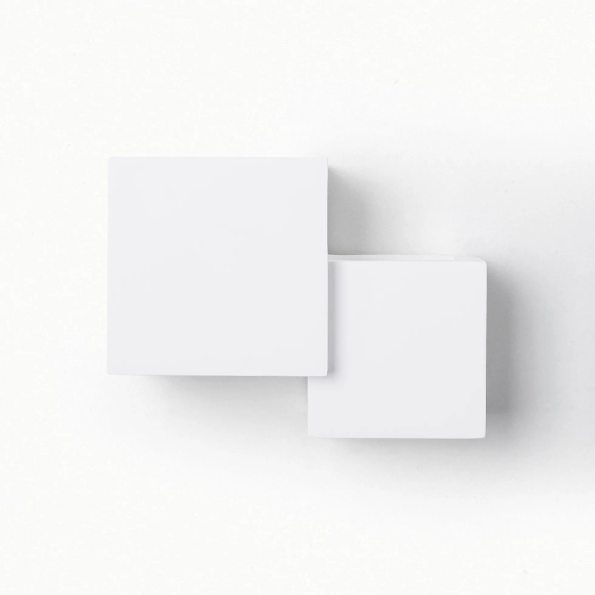 Aplique de pared escayola "Cube" - 2 x G9