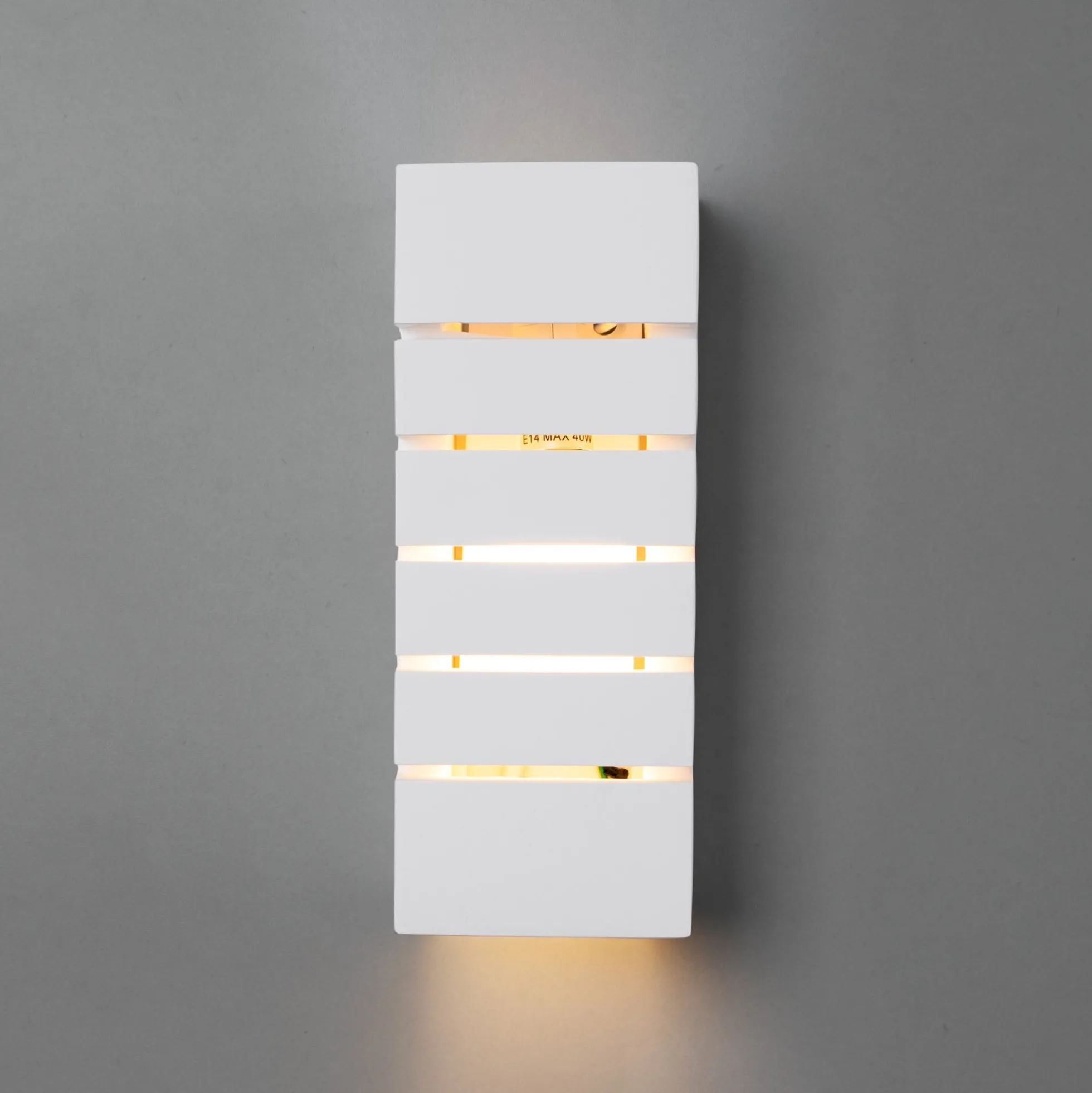 Aplique de pared escayola "Line" - 1 x E14
