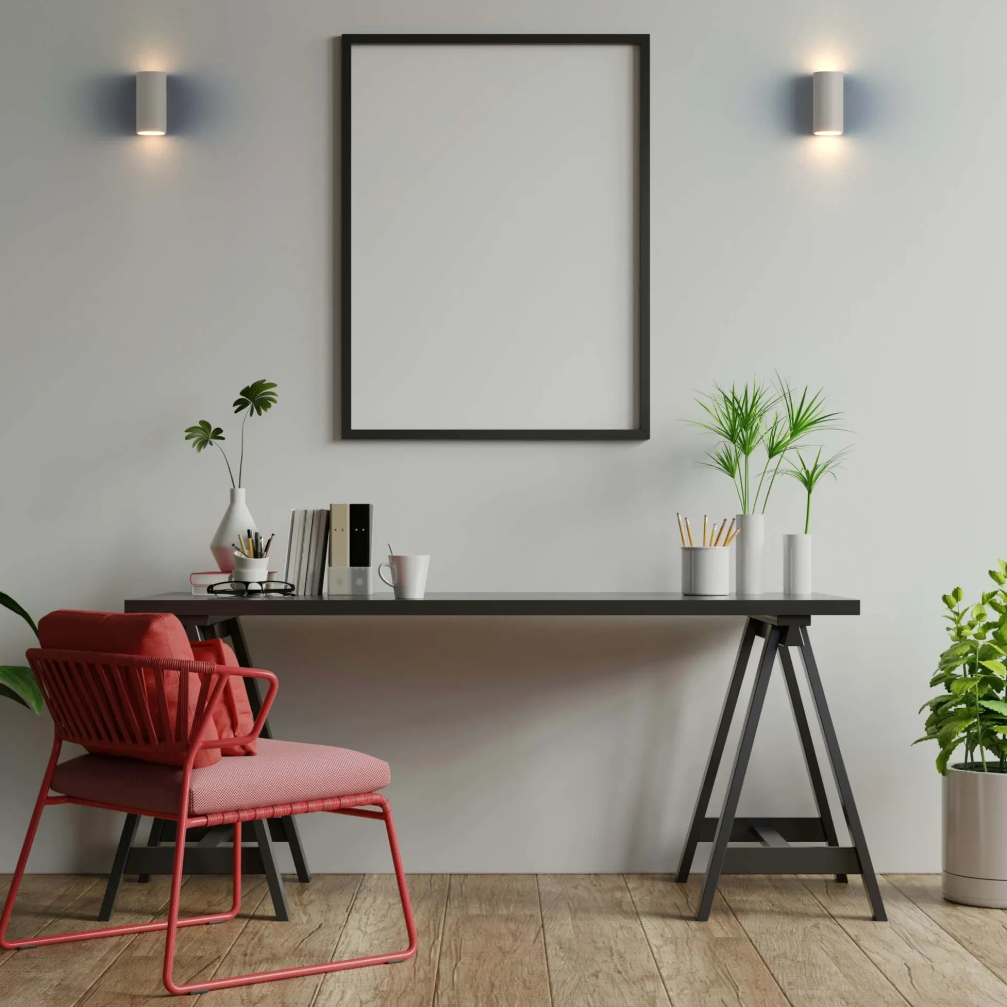 Aplique de pared escayola "Trabis" - Bidireccional - 2 x GU10