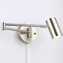 Aplique de pared extensible con enchufe