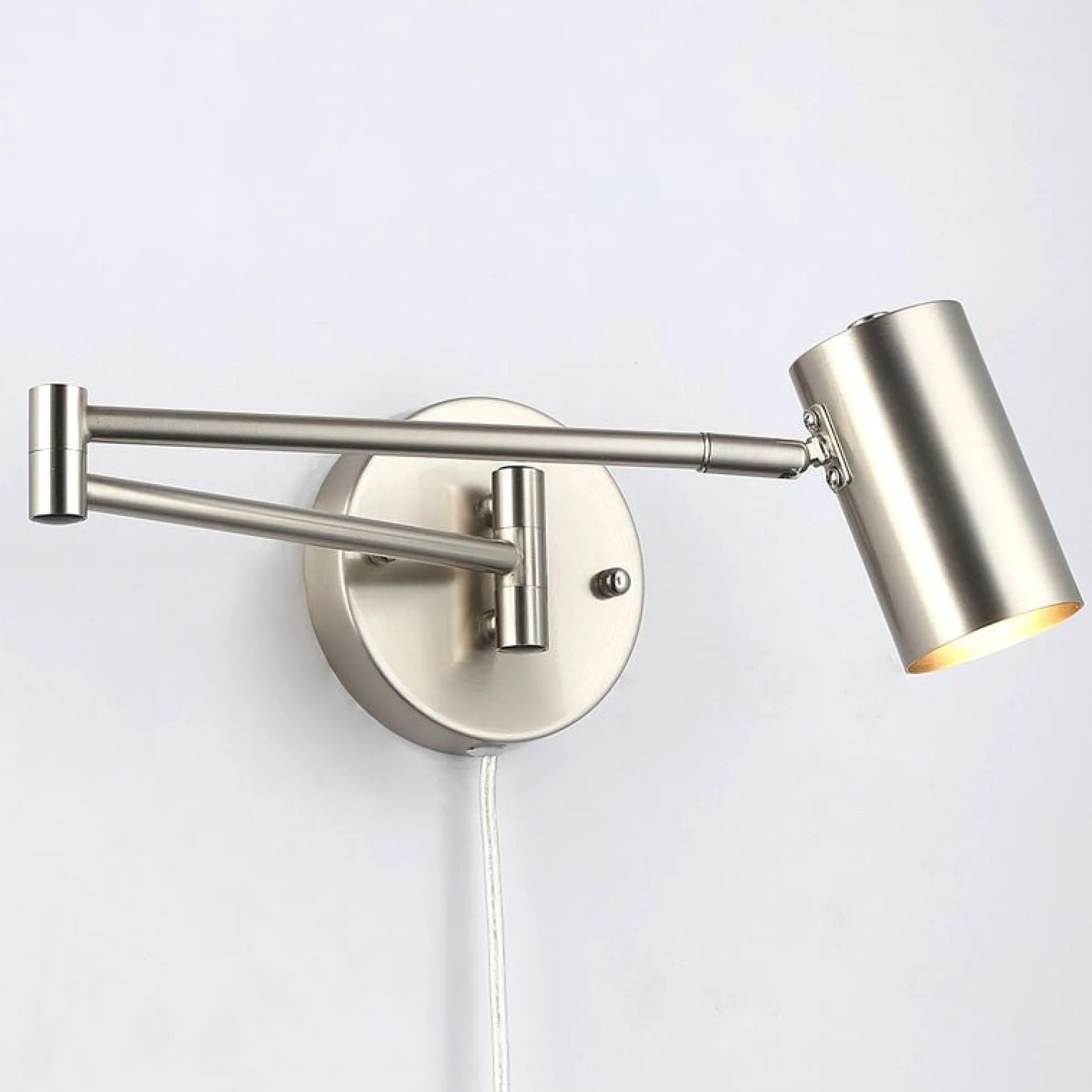 Aplique de pared extensible con enchufe "Lisa" - E27 G45