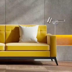 Aplique de pared extensible con enchufe
