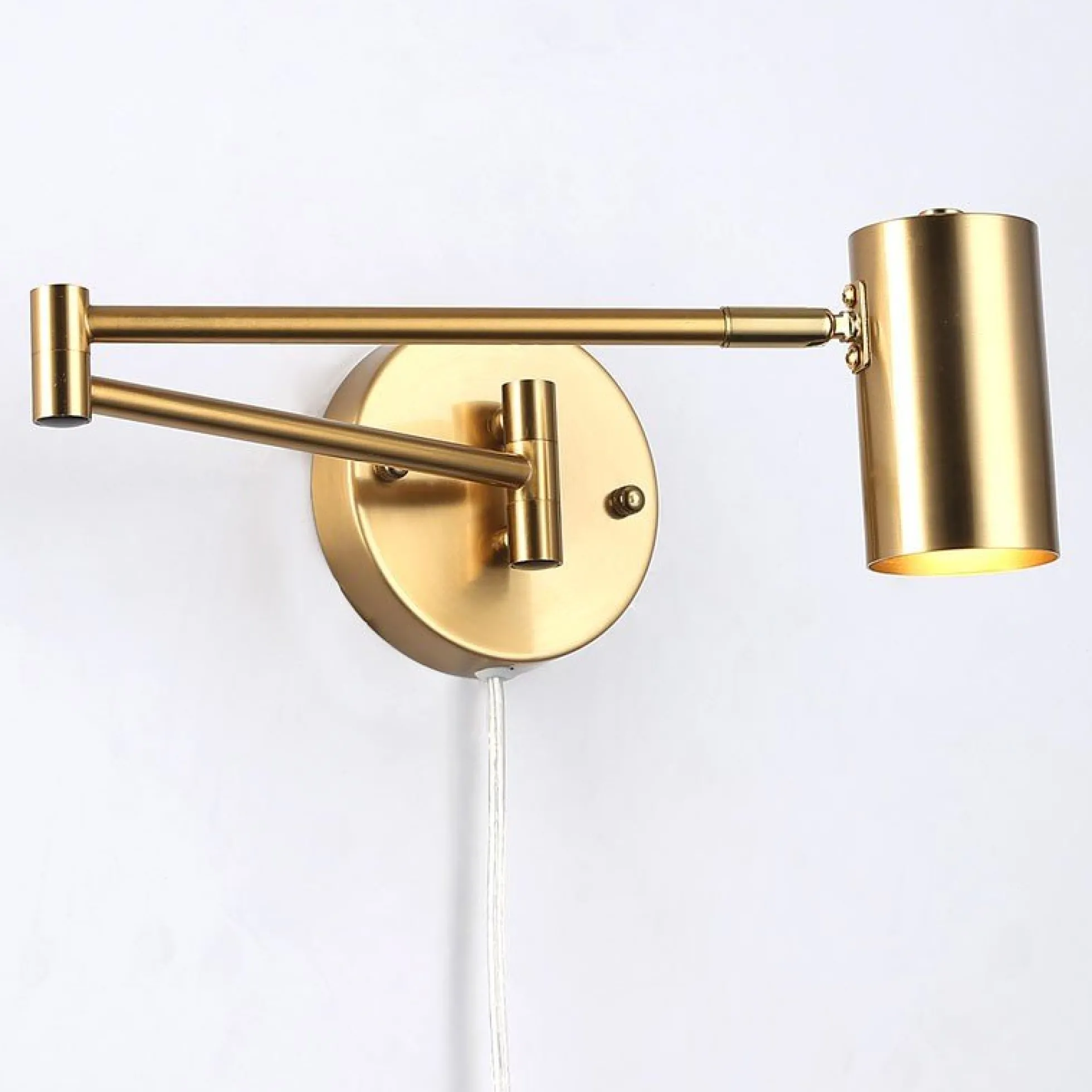 Aplique de pared extensible con enchufe "Lisa" - E27 G45