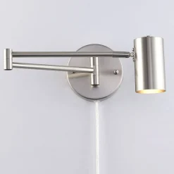 Aplique de pared extensible con enchufe