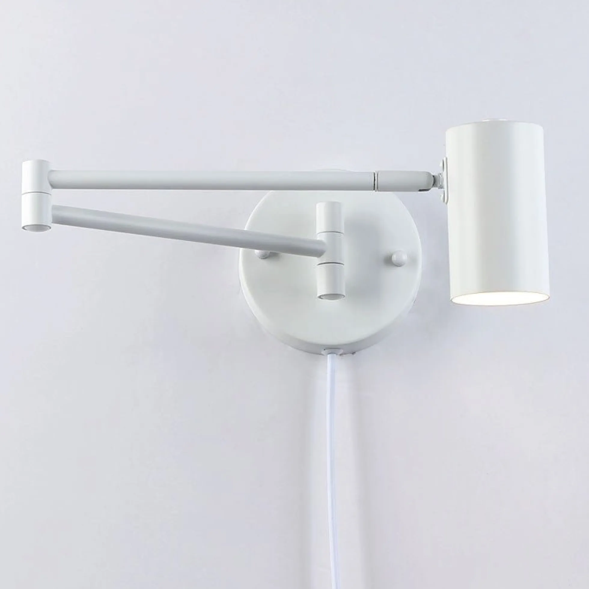 Aplique de pared extensible con enchufe "Lisa" - E27 G45