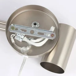 Aplique de pared extensible con enchufe