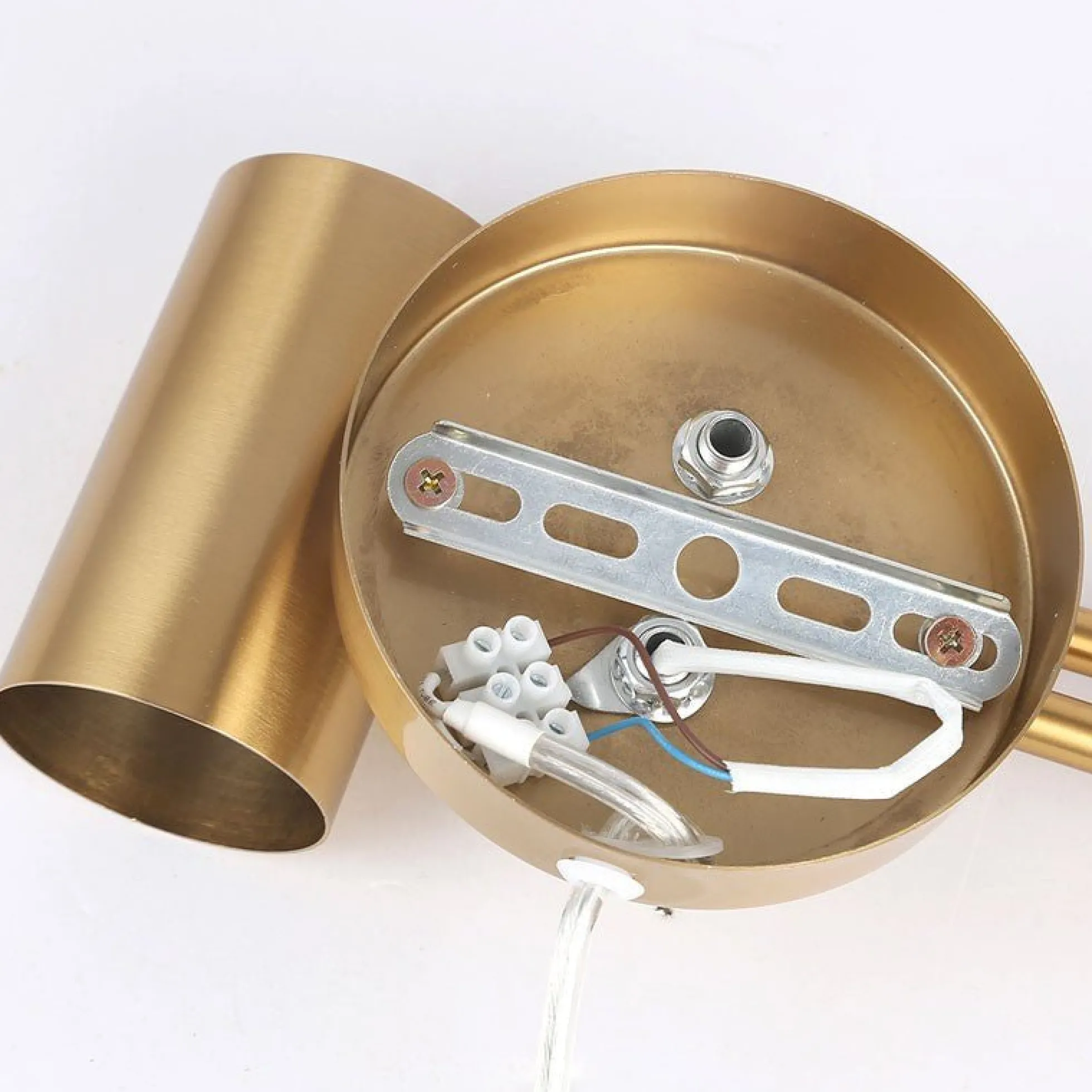 Aplique de pared extensible con enchufe "Lisa" - E27 G45