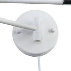 Aplique de pared extensible con cable y enchufe