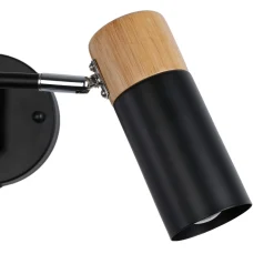 Aplique de pared extensible con cable y enchufe