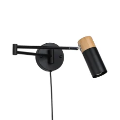 Aplique de pared extensible con cable y enchufe