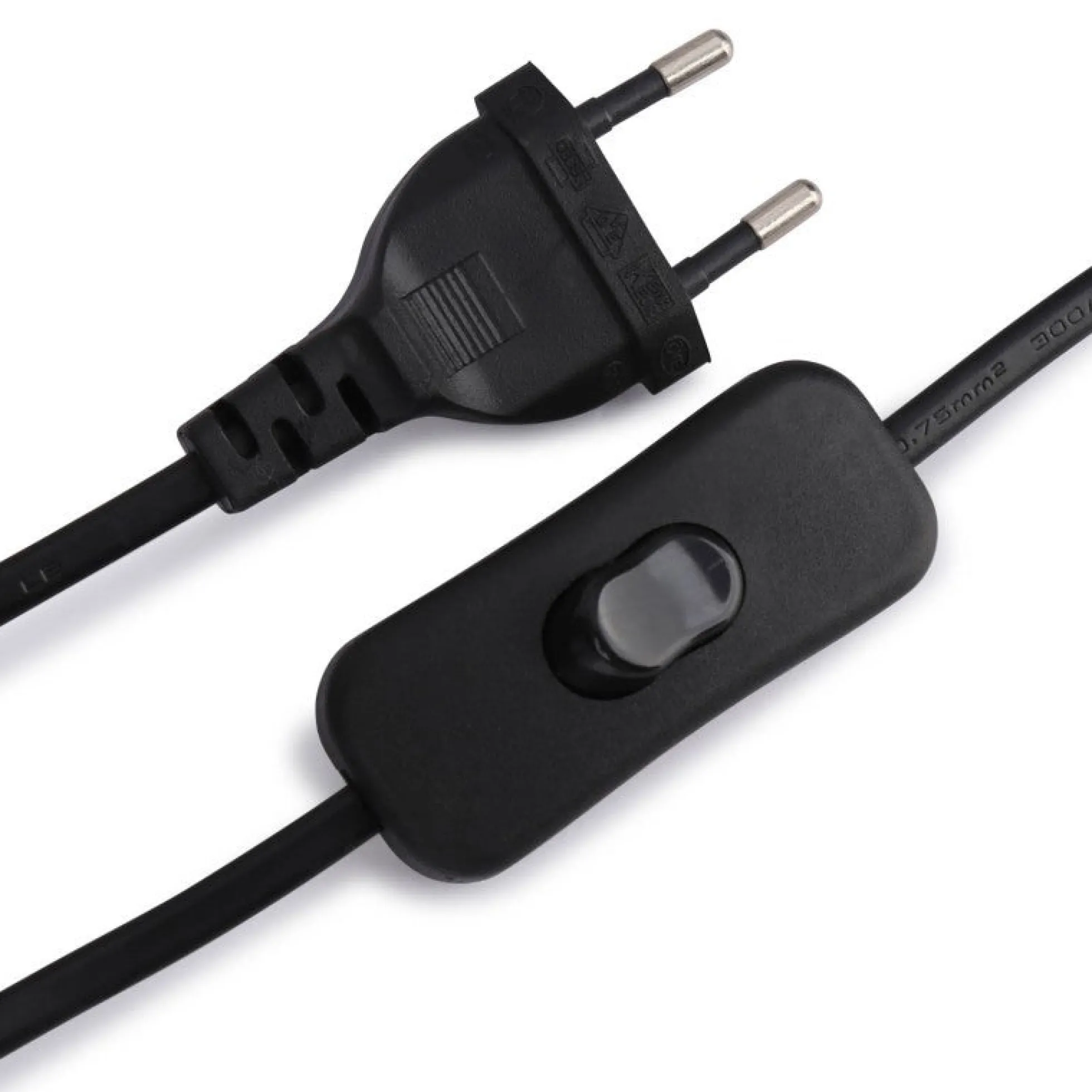 Aplique de pared extensible con cable y enchufe "Logan"