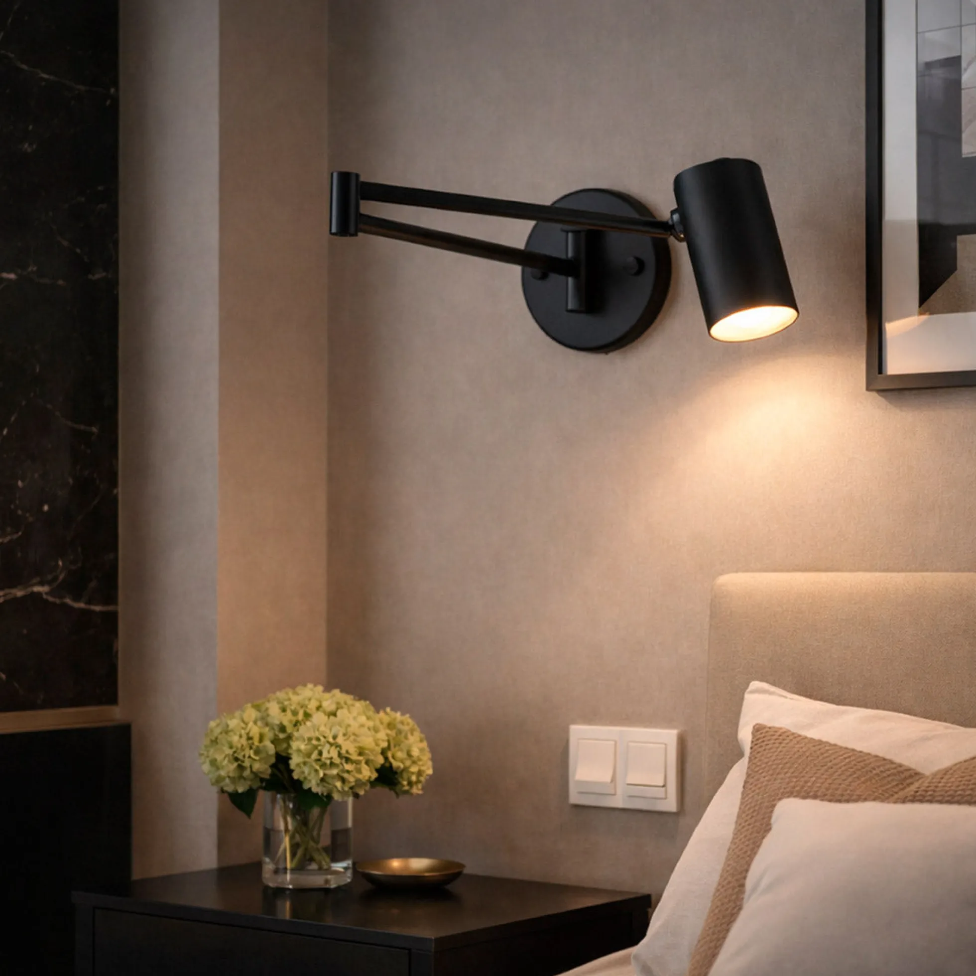 Aplique de pared extensible "Paula" - E27 G45