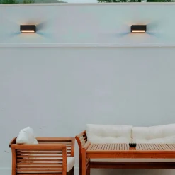 Aplique de pared exterior aluminio 