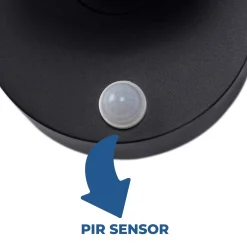 Aplique de pared exterior con sensor PIR  
